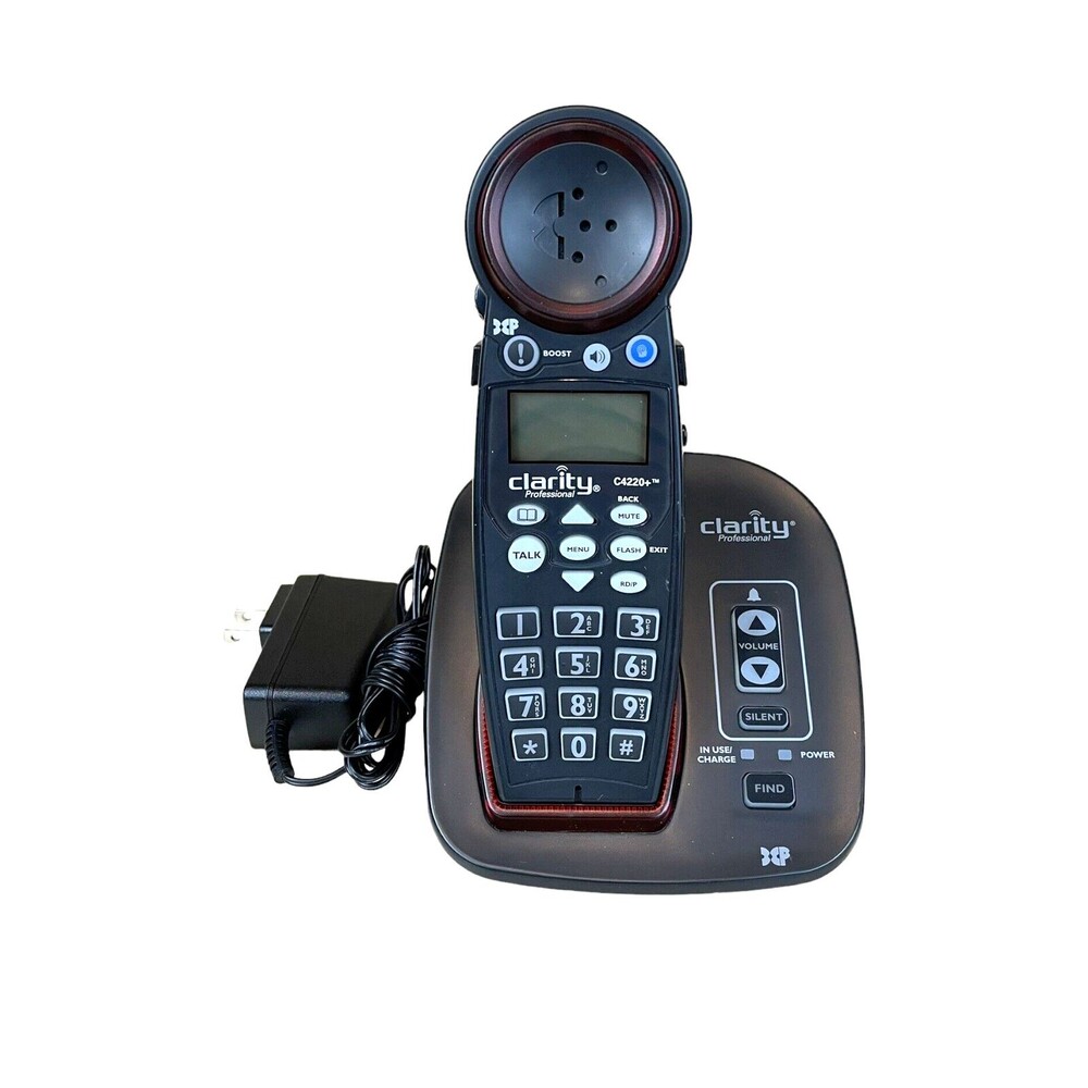 Clarity Professional C4220+ 6.0 DECT Amplified Cordless Phone Talking Caller ID